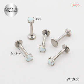 Ttc400034ahpv-P01  Titanium Tragus /Cartilage Studs