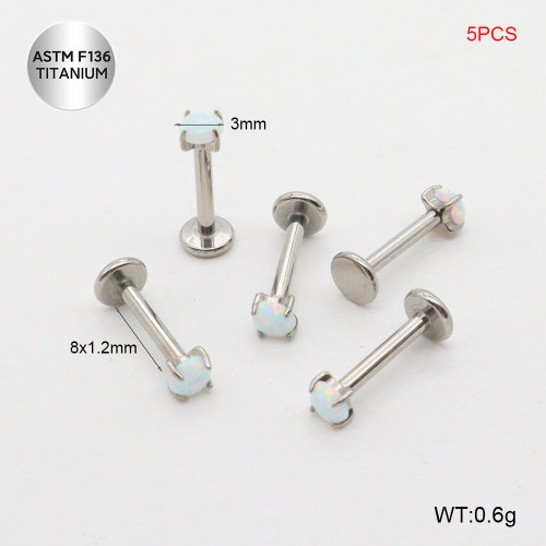 Ttc400034ahpv-P01  Titanium Tragus /Cartilage Studs