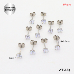 Ttc400039bkab-P01  Titanium Tragus /Cartilage Studs