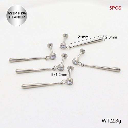 Ttc400040ajha-P01  Titanium Tragus /Cartilage Studs