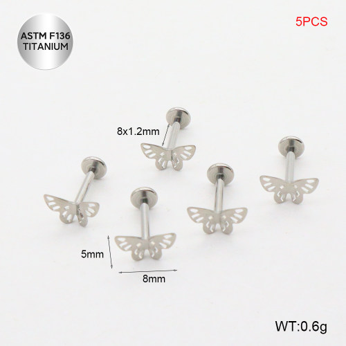 Ttc400043amil-P01  Titanium Tragus /Cartilage Studs