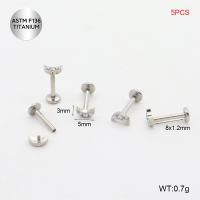 Ttc400044ajnl-P01  Titanium Tragus /Cartilage Studs