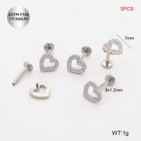 Ttc400046alnl-P01  Titanium Tragus /Cartilage Studs