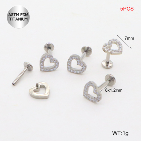 Ttc400046alnl-P01  Titanium Tragus /Cartilage Studs