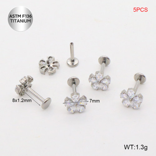 Ttc400050amil-P01  Titanium Tragus /Cartilage Studs