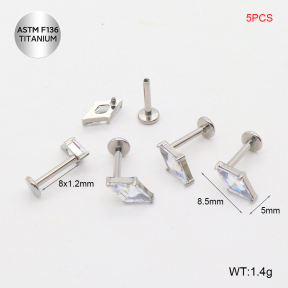 Ttc400057ajlv-P01  Titanium Tragus /Cartilage Studs