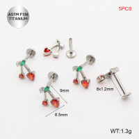 Ttc400059bmnl-P01  Titanium Tragus /Cartilage Studs