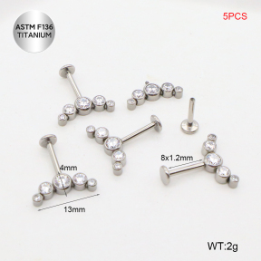 Ttc400063bmnl-P01  Titanium Tragus /Cartilage Studs