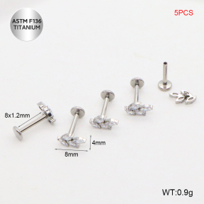 Ttc400064amil-P01  Titanium Tragus /Cartilage Studs