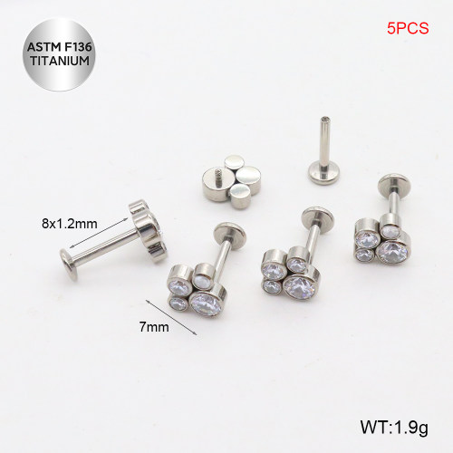 Ttc400074ainl-P01  Titanium Tragus /Cartilage Studs