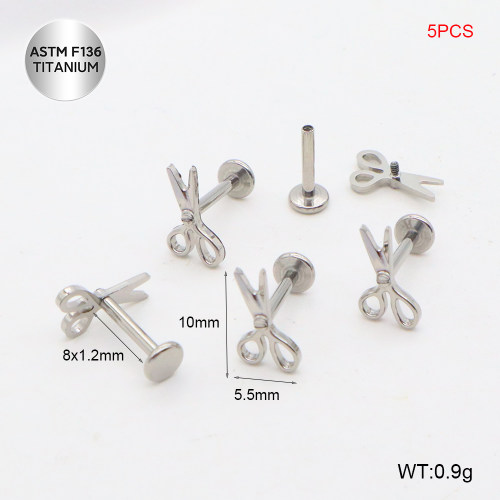 Ttc400078bmnl-P01  Titanium Tragus /Cartilage Studs