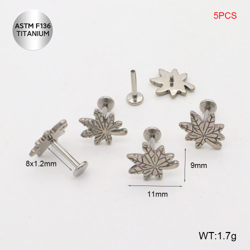 Ttc400080ahlv-P01  Titanium Tragus /Cartilage Studs