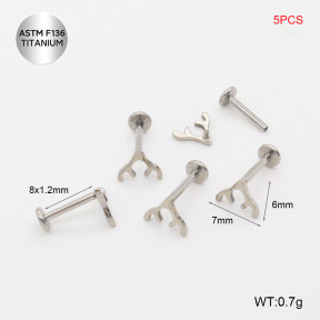 Ttc400085bika-P01  Titanium Tragus /Cartilage Studs