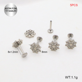 Ttc400087alnl-P01  Titanium Tragus /Cartilage Studs