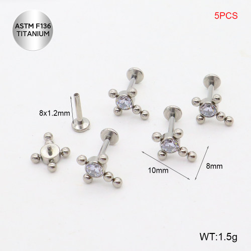 Ttc400090ainl-P01  Titanium Tragus /Cartilage Studs