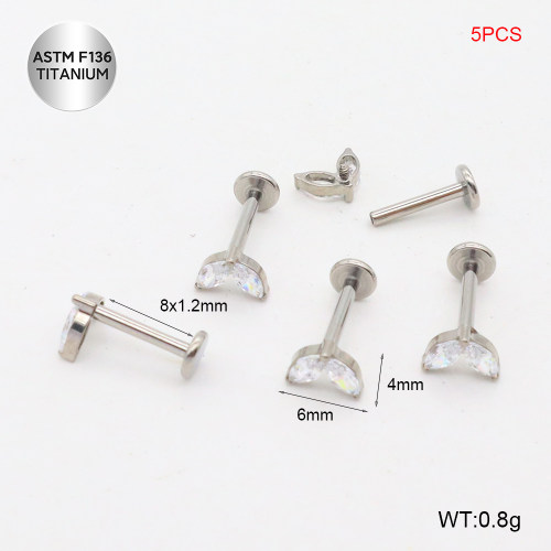 Ttc400092aknl-P01  Titanium Tragus /Cartilage Studs