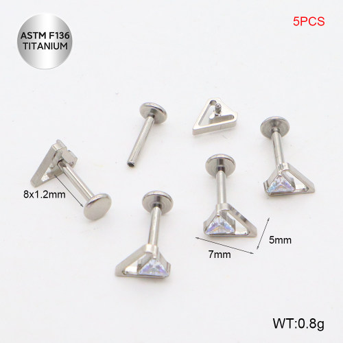 Ttc400093amil-P01  Titanium Tragus /Cartilage Studs