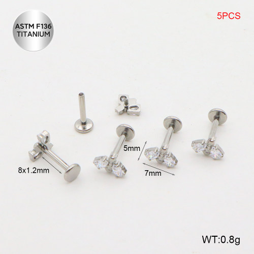 Ttc400095amil-P01  Titanium Tragus /Cartilage Studs