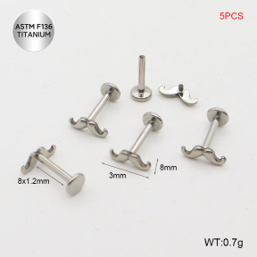 Ttc400097vhnl-P01  Titanium Tragus /Cartilage Studs