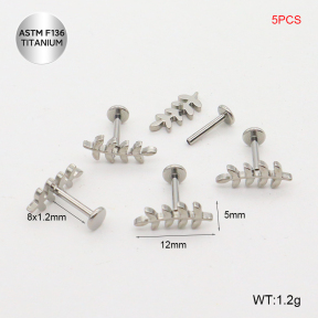 Ttc400102amil-P01  Titanium Tragus /Cartilage Studs