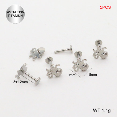 Ttc400103alil-P01  Titanium Tragus /Cartilage Studs