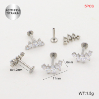 Ttc400105bmnl-P01  Titanium Tragus /Cartilage Studs