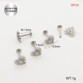 Ttc400106alil-P01  Titanium Tragus /Cartilage Studs