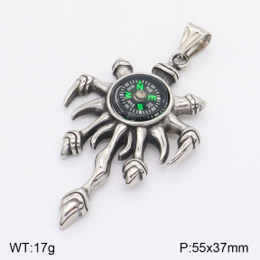 2P4000850bbov-686  Stainless Steel Pendant