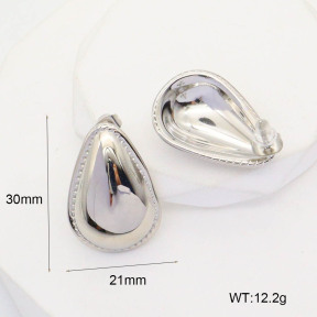 GEE002084vbpb-066  Handmade Polished  Stainless Steel Earrings