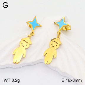 2E3002756baka-704  Stainless Steel Earrings