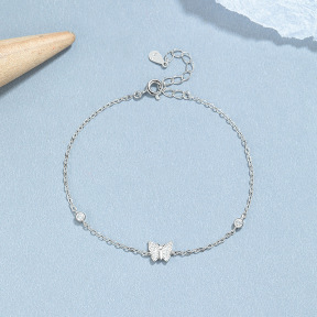 JB7455aikl-Y06  925 Silver Bracelet  WT:1.2g  P:8.4mm,N:16+3cm