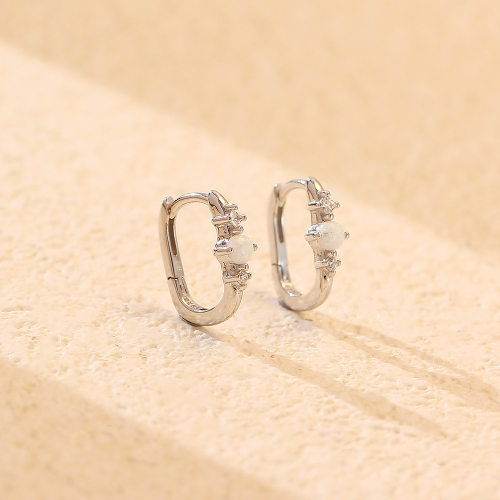 JE7447aiml-Y05  925 Silver Earrings  WT:1.52g  13.4mm