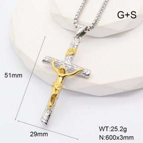 GEN001605ahjb-209  Stainless Steel Necklace