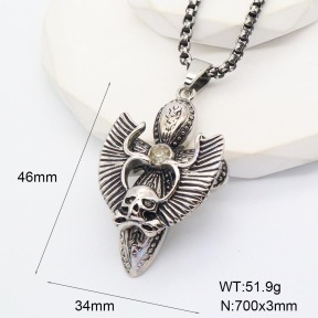 GEN001623ahjb-209  Stainless Steel Necklace