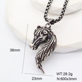 GEN001625ahjb-209  Stainless Steel Necklace