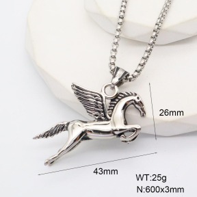 GEN001633ahjb-209  Stainless Steel Necklace