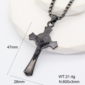 GEN001636vhkl-209  Stainless Steel Necklace