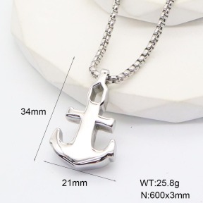 GEN001638vbpb-209  Stainless Steel Necklace