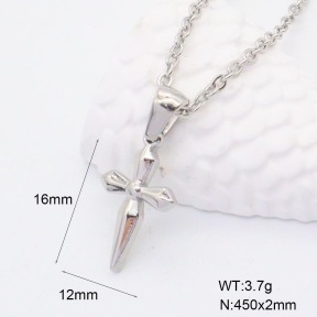 GEN001645vbll-209  Stainless Steel Necklace