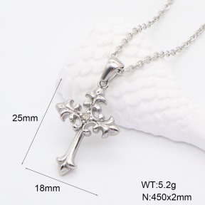 GEN001667bboo-209  Stainless Steel Necklace