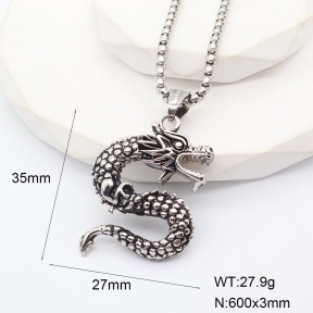 GEN001690vbpb-226  Stainless Steel Necklace