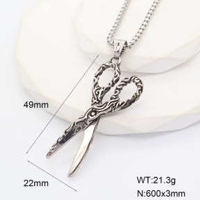 GEN001692bbov-226  Stainless Steel Necklace