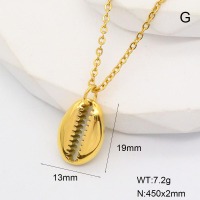 GEN001702bbov-226  Stainless Steel Necklace