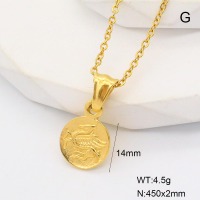 GEN001704bbov-226  Stainless Steel Necklace