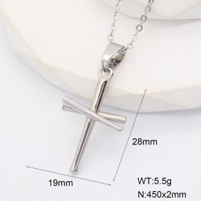 GEN001707vbpb-226  Stainless Steel Necklace