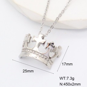 GEN001709bbov-226  Stainless Steel Necklace