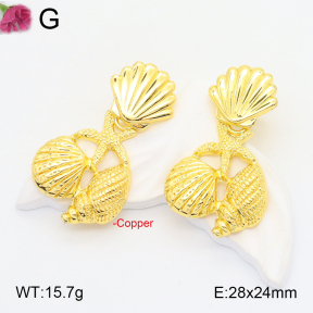 F2E201495bbov-J40  Fashion Copper Earrings