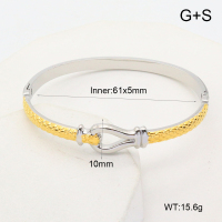 GEB000683ahlv-066  Handmade Polished  Stainless Steel Bangle