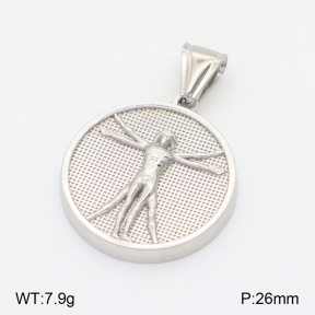 2P2003128ablb-452  Stainless Steel Pendant