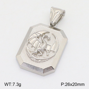 2P2003132ablb-452  Stainless Steel Pendant